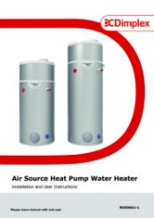 Dimplex A Class Heat Pump User Manual